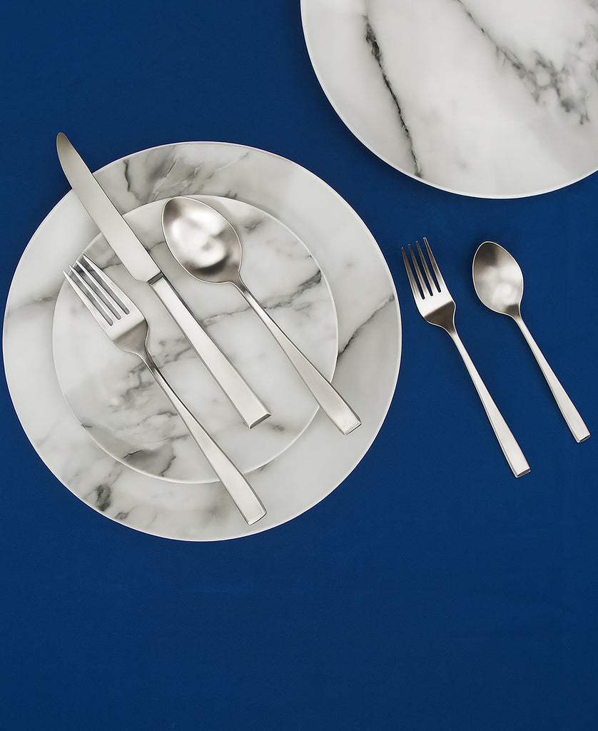 Wayland Matte 18/10 Stainless Steel 45 Piece Flatware Set, Service For 8 Godinger 18/10 Stainless Steel, 18/10 Stainless Steel Flatware, 45 Piece Set, All Flatware, All Flatware & Serveware, Chisel, Flatware, Flatware & Serveware, Flatware Set, Flatware Sets, Service for 8, Stainless, Stainless Steel Godinger