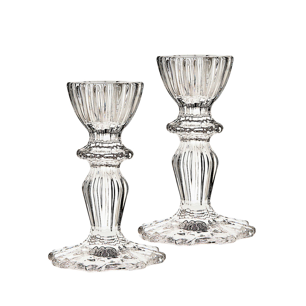 Atlantic Tapered Candlestick Set Godinger All Decor, Atlantic Tapered Candlestick, Candles & Candleholders, Clear, Decor, Tapered Candle Holder, Tapered Candlestick