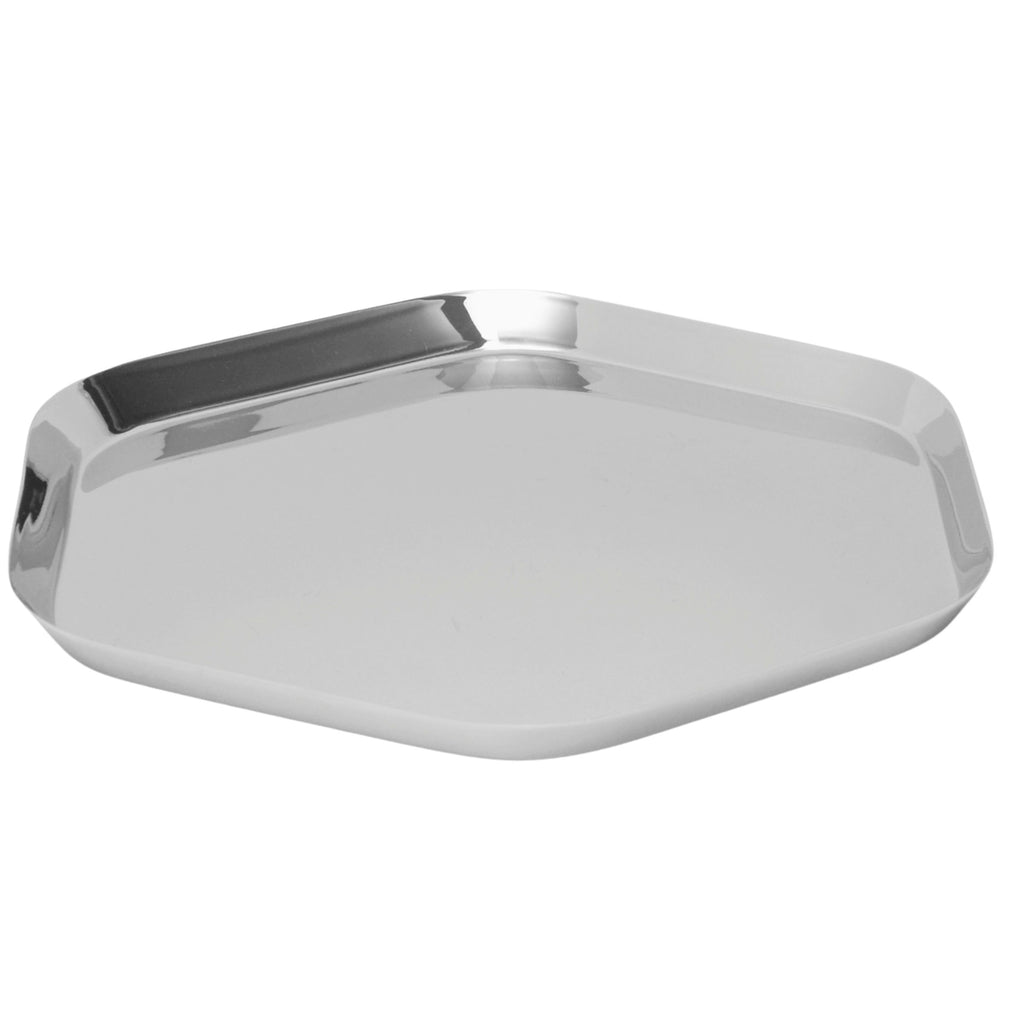 Auburn Large Organic Stainless Steel Tray Godinger All Kitchen, Auburn, Auburn Tray, Kitchen, Serving Trays, Stainless, Stainless Steel, Tray, Trays