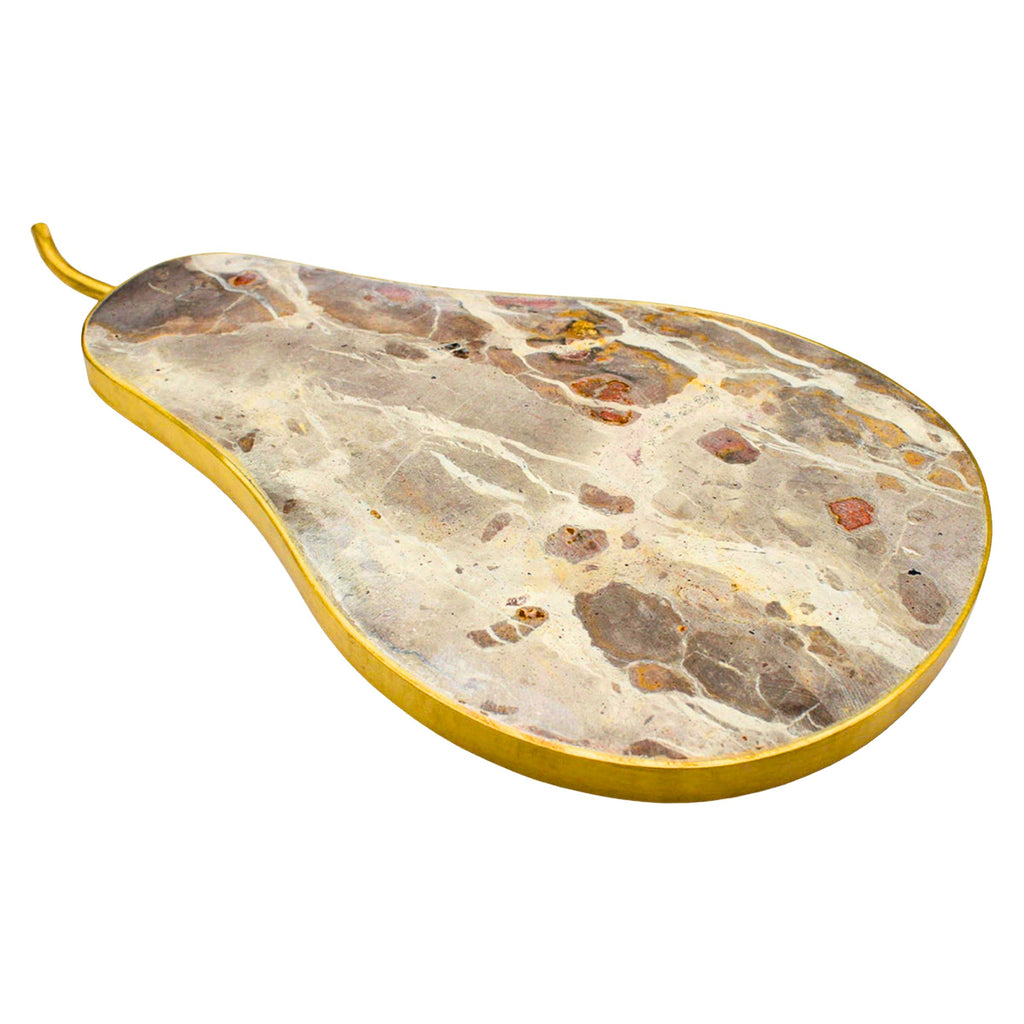 Brown Marble Pear Cheese Board Godinger All Kitchen, Brown Marble, Kitchen, Marble, Pear, Serving, Serving & Cheese Boards, Serving Board