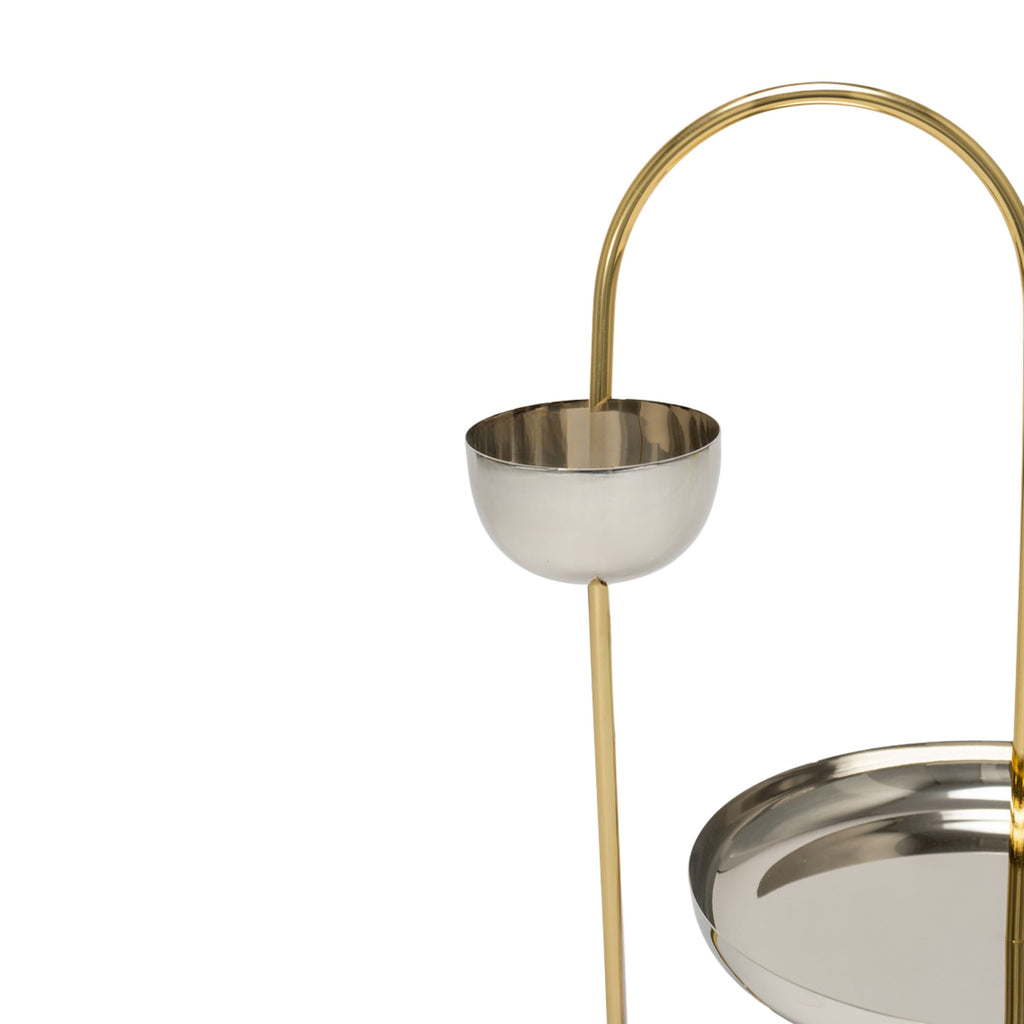 Calder Gold Serving Stand Godinger All Kitchen, Calder, Calder Gold Serving Stand, Gold, Gold Accent, Serving, Serving Stand, Specialty Serving, Stainless, Stainless Steel