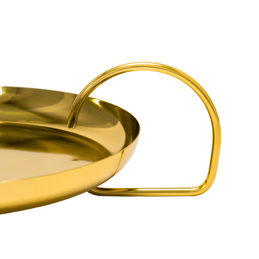 Calder Gold Serving Tray Godinger All Kitchen, Calder, Calder Serving Tray, Gold, Gold Accent, Kitchen, Mirrored Stainless, Serving, Serving Trays, Stainless, Stainless Steel, Tray, Trays