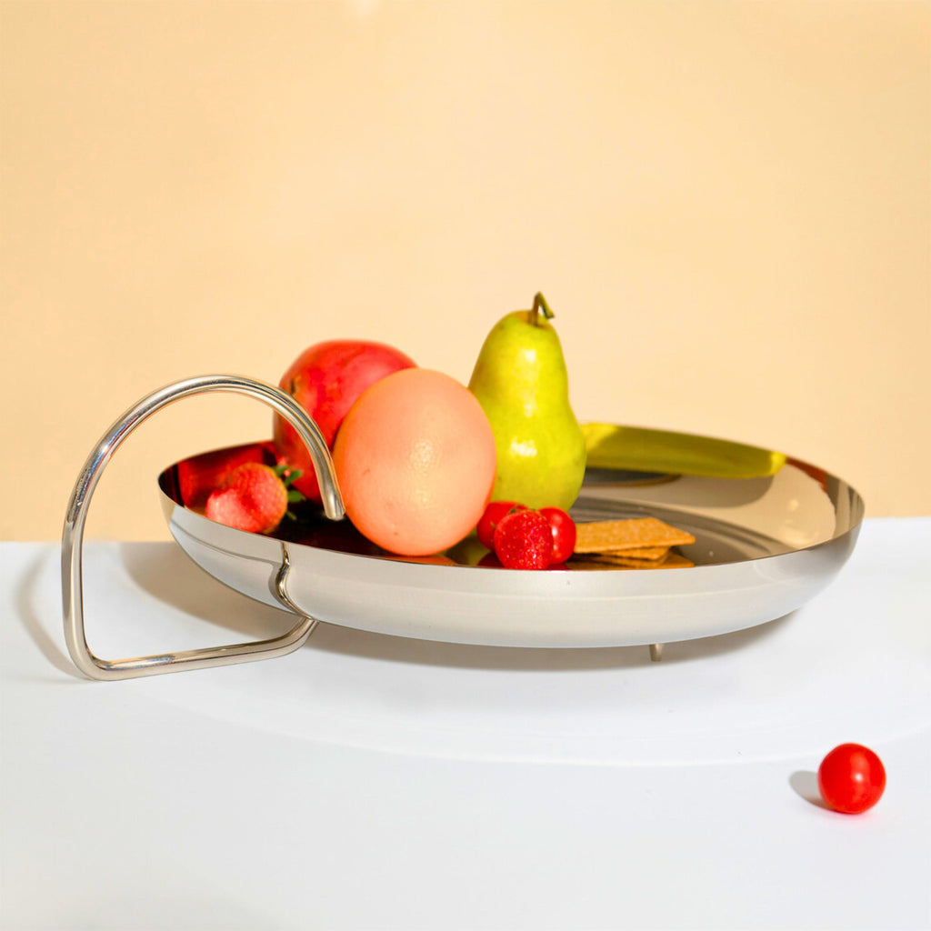 Calder Mini Serving Tray Godinger All Kitchen, Calder, Calder Serving Tray, Kitchen, Mirrored Stainless, Serving, Serving Trays, Stainless, Stainless Steel, Tray, Trays