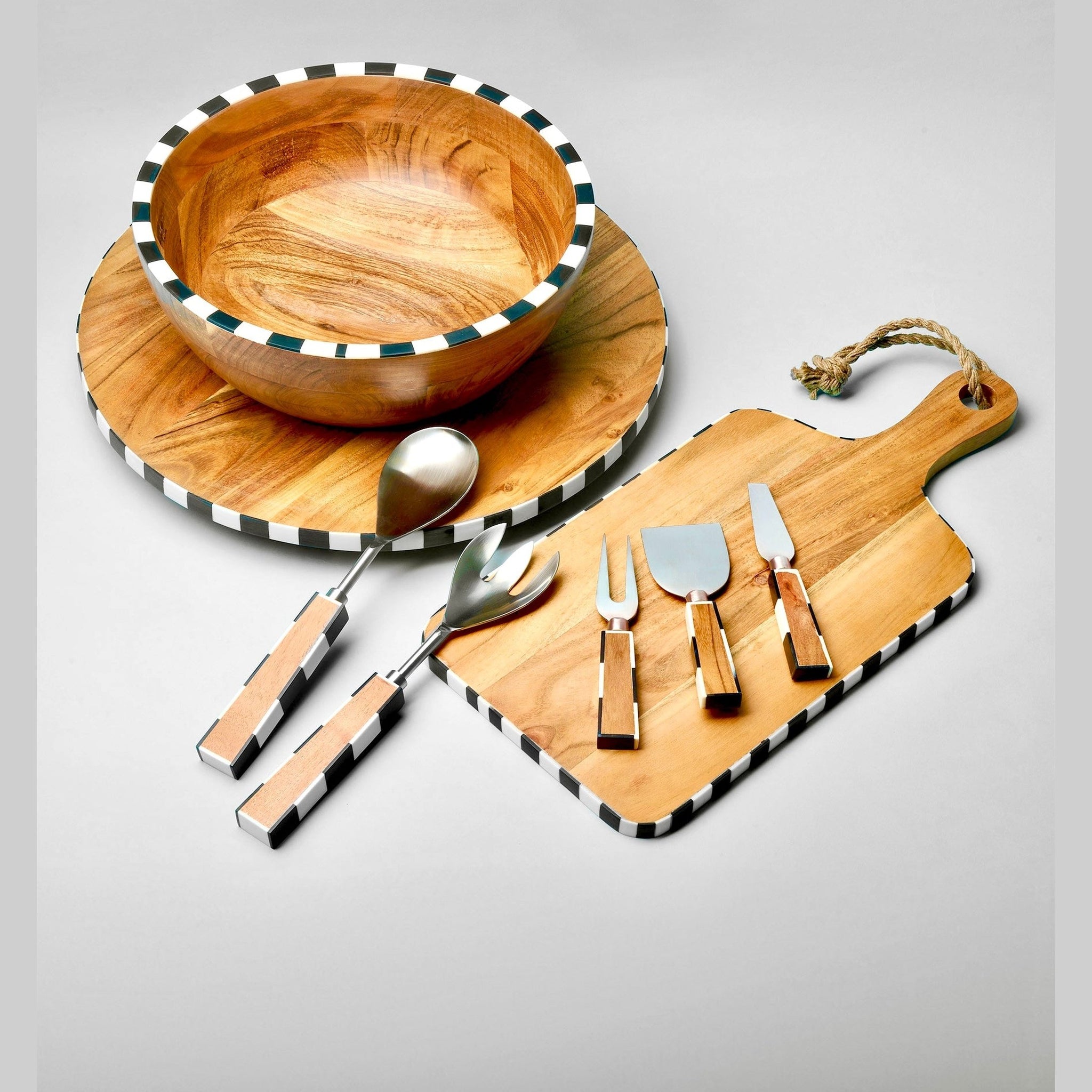 Chenonceau Checkerboard Cheese Tool Set – Godinger