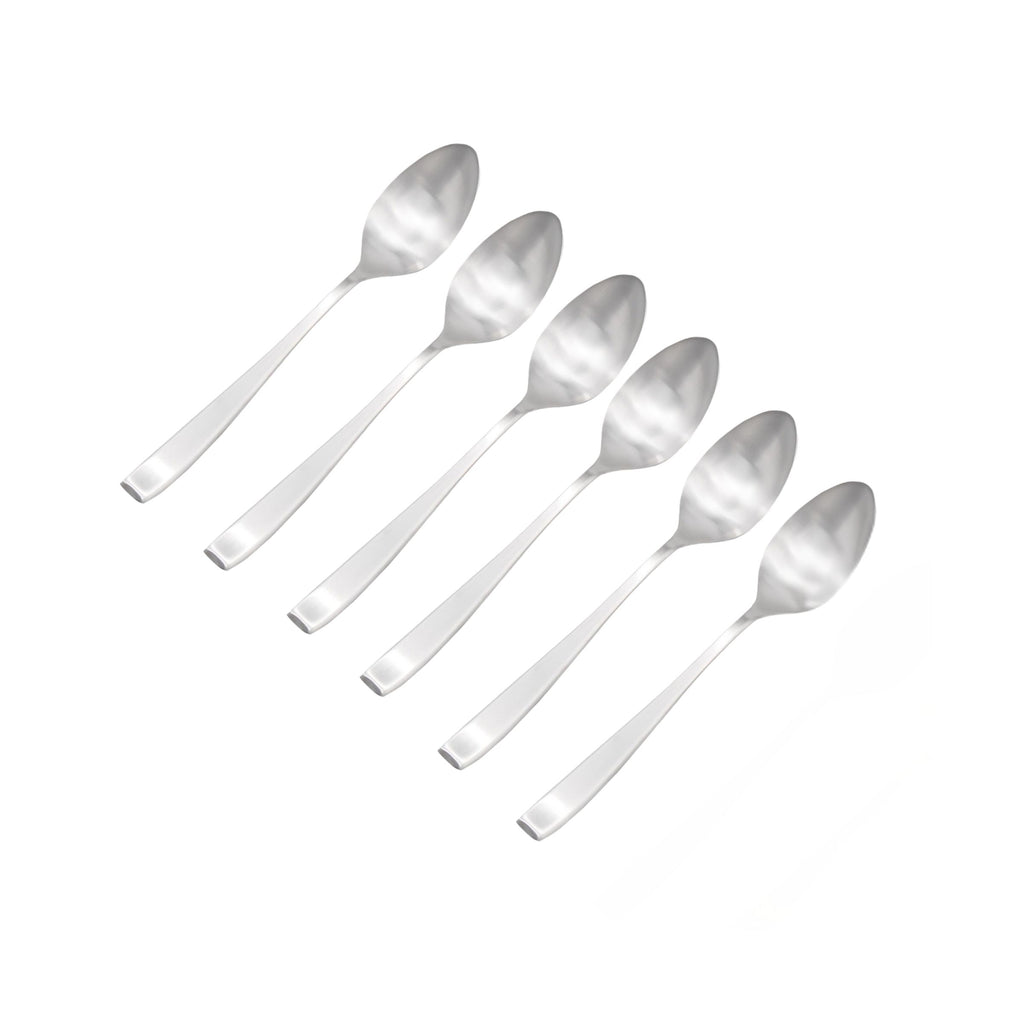 Chisel Matte 18/0 Stainless Steel Teaspoon, Set of 6 Godinger 18/0 Stainless Steel, 18/0 Stainless Steel Flatware, All Flatware & Serveware, Chisel, Flatware Set, Flatware Sets, Matte, Matte Stainless, Stainless Steel, Tableware