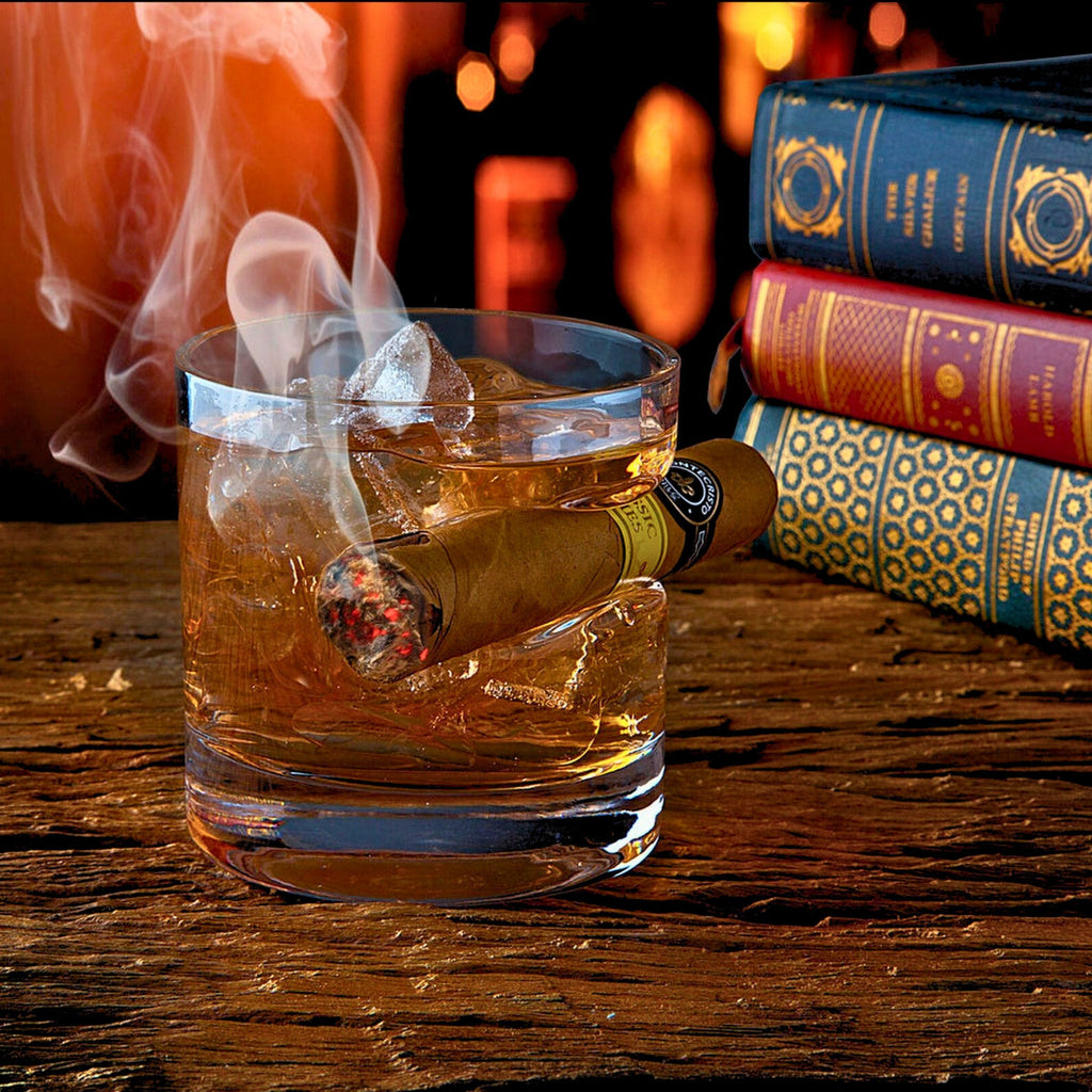 Cigar Double Old Fashion Glass Godinger All Barware, All Glassware, All Glassware & Barware, Cigar, DOF, DOF & Highball, Double Old Fashion