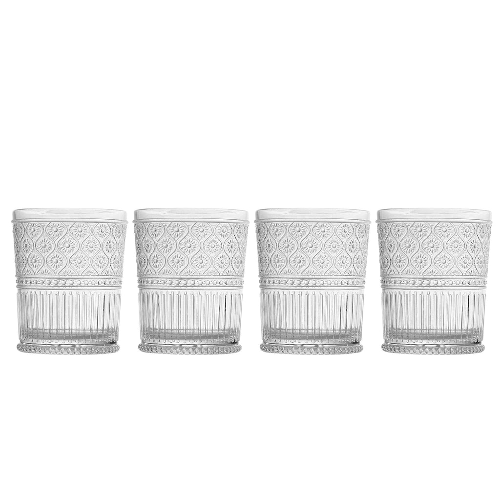 Claro Acrylic Double Old Fashion, Set of 4 Godinger Acrylic, All Barware, All Glassware, All Glassware & Barware, Claro, Claro Double Old Fashion, Clear, Clear Claro, DOF, DOF & Highball, Double Old Fashion, Glassware, Outdoor