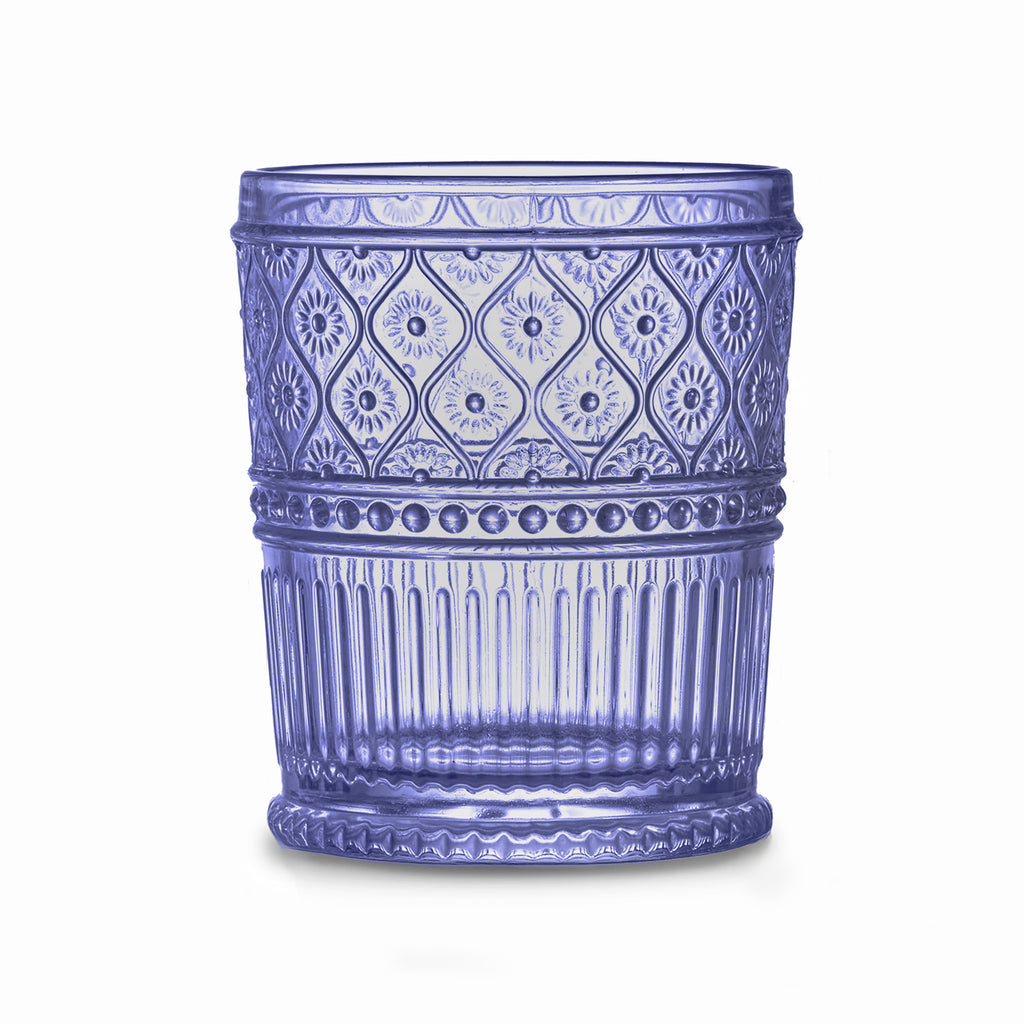 Claro Blue Double Old Fashion, Set of 4 Godinger All Barware, All Glassware, All Glassware & Barware, Blue, Blue Claro, Claro, DOF, DOF & Highball, Double Old Fashion, Glassware Godinger