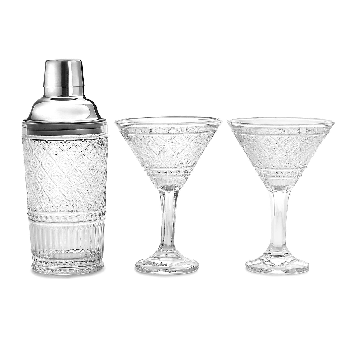 Claro Cocktail Shaker & Martini Set