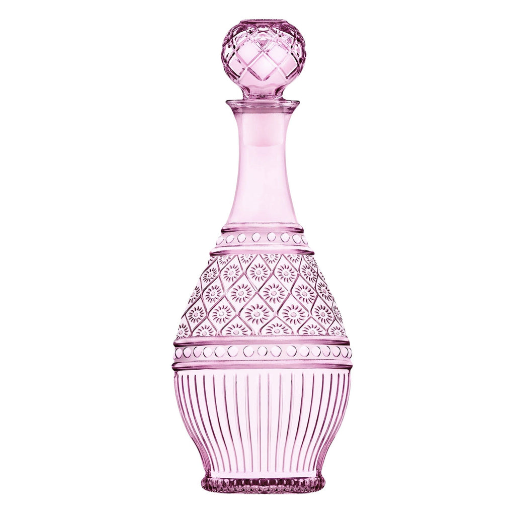 Claro Pink Wine Decanter Godinger All Glassware, All Glassware & Barware, Claro, Cut Crystal, Decanter, Decanter & Decanter Sets, Pink, Pink Claro