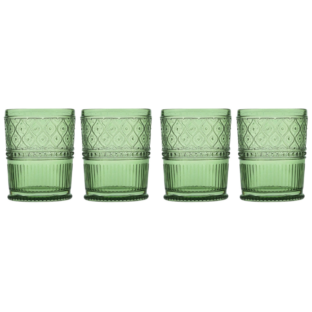 Claro Sage Double Old Fashion, Set of 4 Godinger All Barware, All Glassware, All Glassware & Barware, Claro, Claro Double Old Fashion, DOF, DOF & Highball, Double Old Fashion, Glassware, Glassware & Barware, Sage, Sage Claro