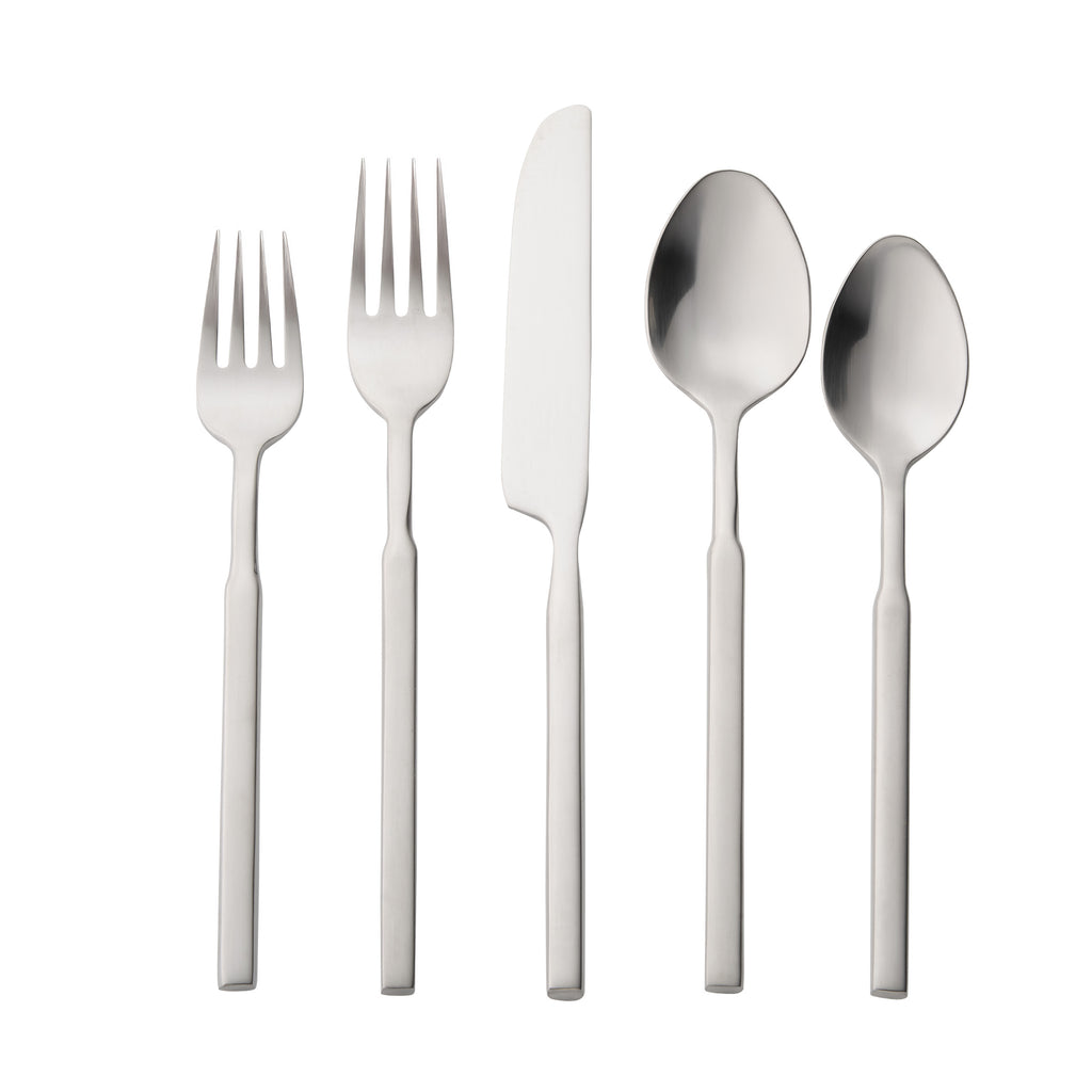 Cubit Matte 18/10 Stainless Steel 20 Piece Flatware Set, Service For 4 Godinger 18/10 Stainless Steel, 18/10 Stainless Steel Flatware, 20 Piece Set, All Flatware & Serveware, Cubit Matte, Flatware Set, Flatware Sets, Service For 4, Stainless Steel, Tableware
