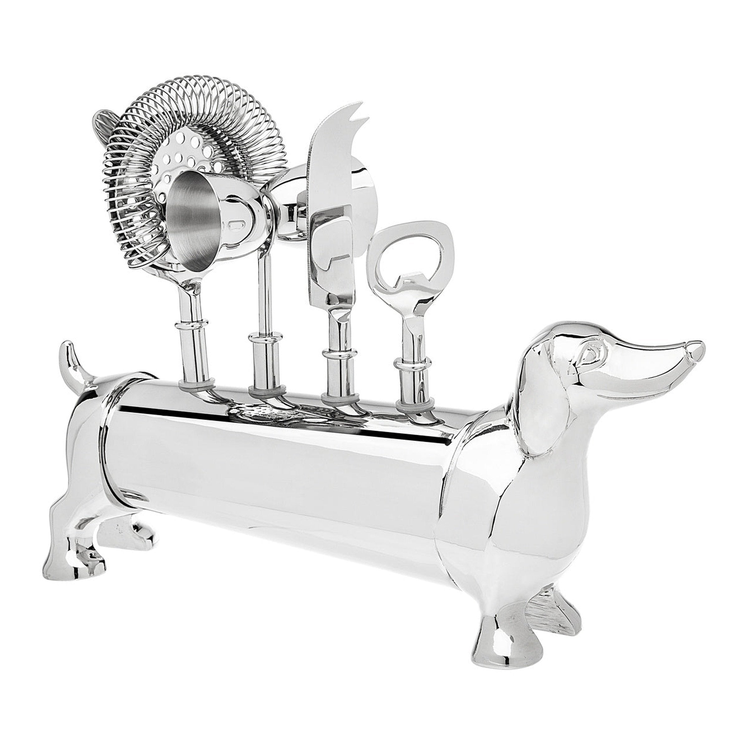 Dachshund 5 Piece Bar Tool Set – Godinger