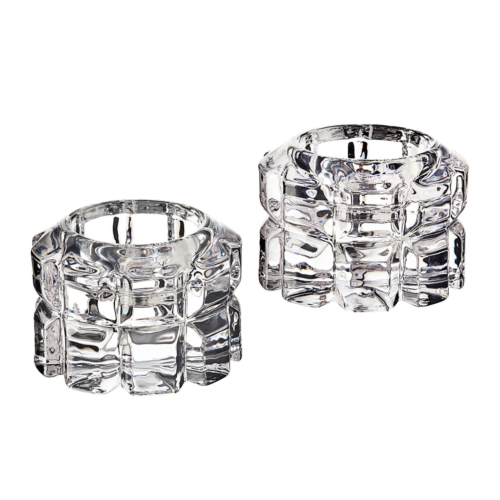 Diamante Votive Candle Holder Set Godinger All Decor, Candles & Candleholders, Clear, Cut Crystal, Decor, Diamante Votive Candle Holder, Votive, Votive Candle Holder, Votive Holder