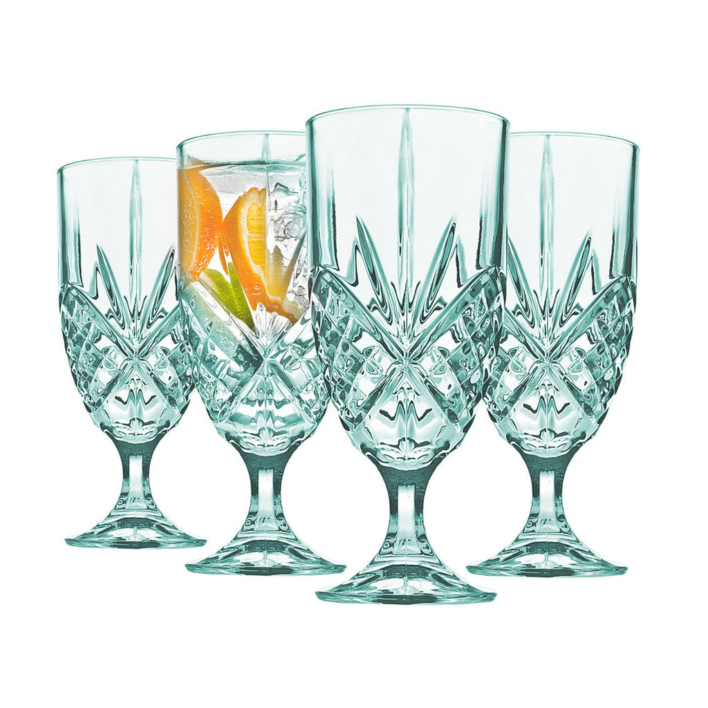 Dublin Acrylic Seafoam Water Goblet, Set of 4 Godinger Acrylic, All Glassware & Barware, Dublin, Glassware & Barware, Seafoam, Wine & Champagne