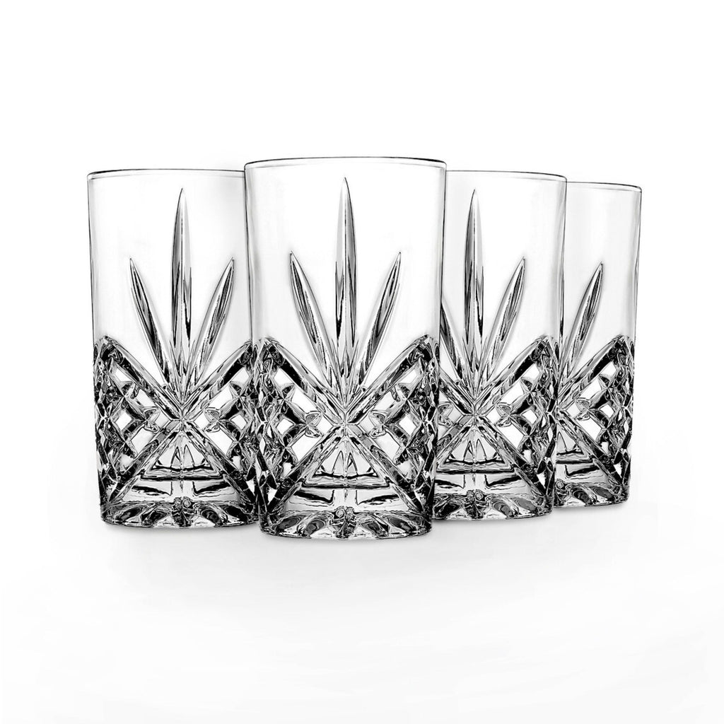 Dublin Crystal 12 Piece Double Old Fashion, Goblet, & Highball Glassware Set Godinger All Glassware, All Glassware & Barware, DOF, DOF & Highball, Dublin, Dublin Crystal, Dublin Glassware Godinger