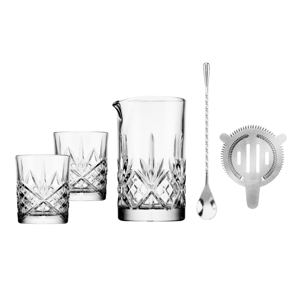 Dublin Crystal 6 Piece Mixing Pitcher Set Godinger All Glassware, All Glassware & Barware, Barware Sets, Barware Tools, Cut Crystal, Dublin, Dublin Crystal, Dublin Glassware, Glassware & Bareware, Pitcher