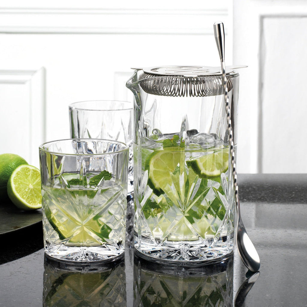 Dublin Crystal 6 Piece Mixing Pitcher Set Godinger All Glassware, All Glassware & Barware, Barware Sets, Barware Tools, Cut Crystal, Dublin, Dublin Crystal, Dublin Glassware, Glassware & Bareware, Pitcher