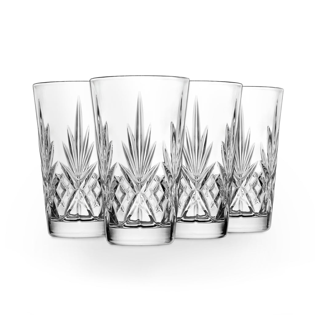 Dublin Crystal All Purpose, Set of 4 Godinger All Barware, All Glassware, All Glassware & Barware, All Purpose, Barware, Clear, Cut Crystal, DOF & Highball, Drinkware, Dublin, Dublin Crystal, Dublin Glassware, Entertaining, Glassware, Highball, Highball Set