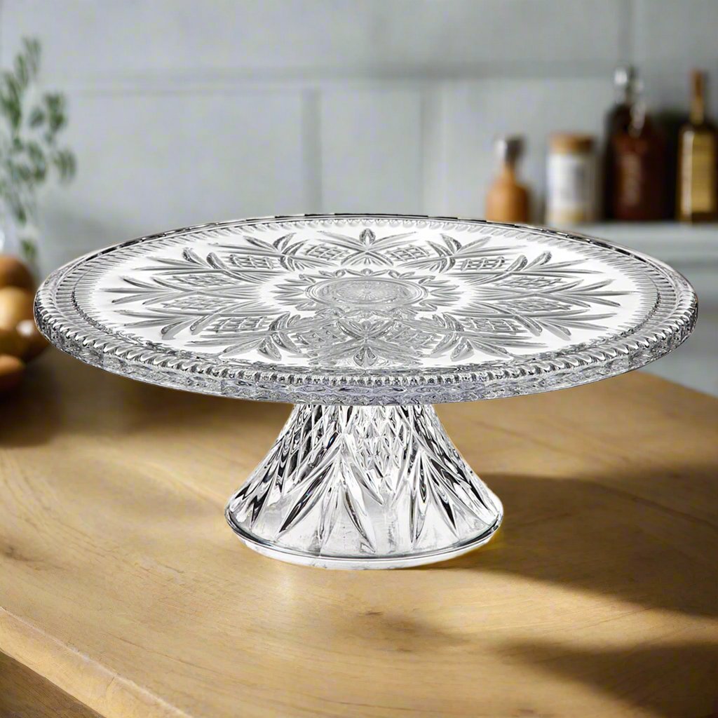 Dublin Crystal Cake Stand Godinger All Kitchen, Cake, Cake Stands, Clear, Cut Crystal, Dublin, Dublin Crystal, Dublin Kitchen