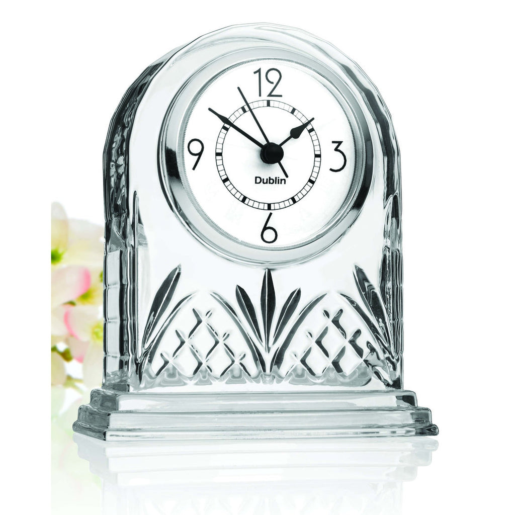 Dublin Crystal Carriage Clock Godinger All Decor, Clear, Clocks, Cut Crystal, Decor, Desk Clock, Dublin, Dublin Decor, Mantle Clock