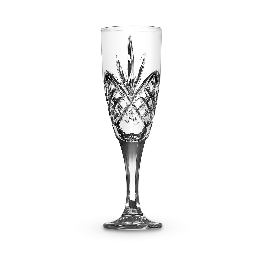 Dublin Crystal Flute Set of Two Godinger All Glassware, All Glassware & Barware, Champagne Flute, Clear, Crystal, Cut Crystal, Dublin, Dublin Crystal, Dublin Glassware, Flute, Glassware, Glassware & Barware, Wine & Champagne Godinger