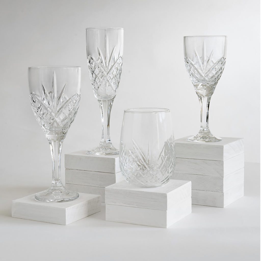 Dublin Crystal Flute Set of Two Godinger All Glassware, All Glassware & Barware, Champagne Flute, Clear, Crystal, Cut Crystal, Dublin, Dublin Crystal, Dublin Glassware, Flute, Glassware, Glassware & Barware, Wine & Champagne Godinger