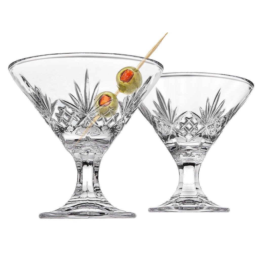 Dublin Crystal Martini, Set of 4 Godinger All Glassware, All Glassware & Barware, Clear, Crystal, Cut Crystal, Dublin, Dublin Crystal, Dublin Kitchen, Martini & Coupes