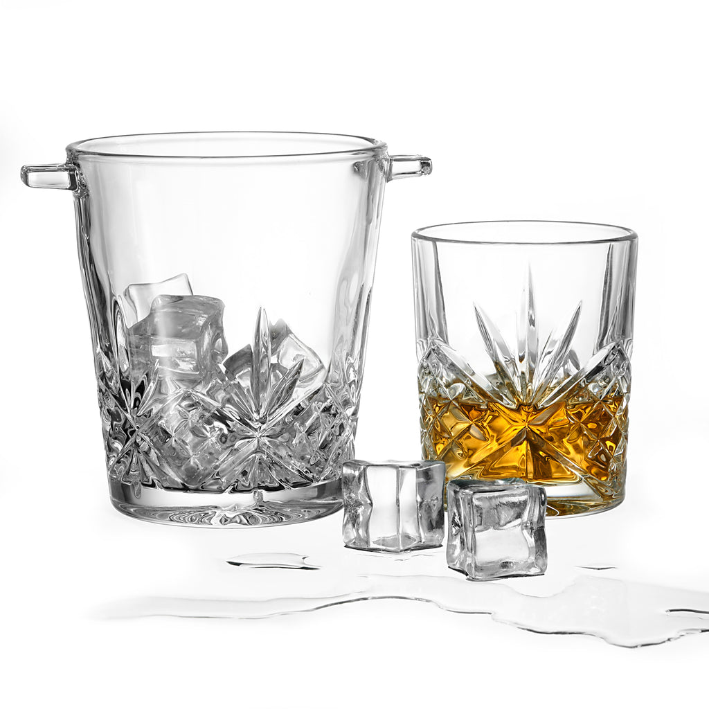 Dublin Crystal Mini Ice Bucket Godinger All Glassware, All Glassware & Barware, Crystal, Dublin, Dublin Glassware, Entertaining