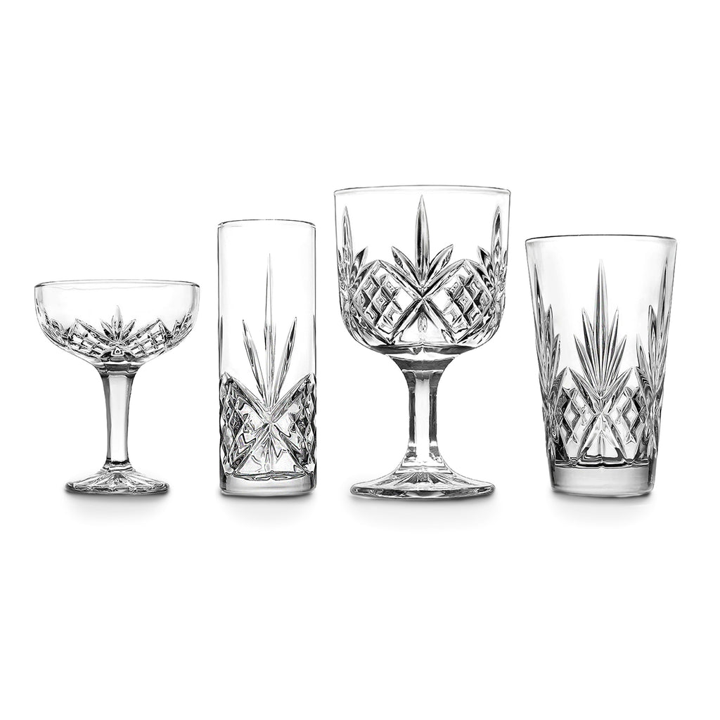 Dublin Crystal Mixology 8 Piece Glassware Set Godinger All Barware, All Glassware & Barware, Barware, Cut Crystal, Dublin, Dublin Crystal, Dublin Glassware, Martini & Coupes