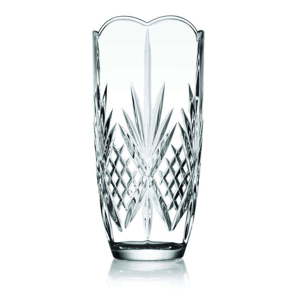 Dublin Crystal Scalloped Vase Godinger All Decor, Cut Crystal, Decor, Dublin, Dublin Crystal, Dublin Decor, Vase, Vases