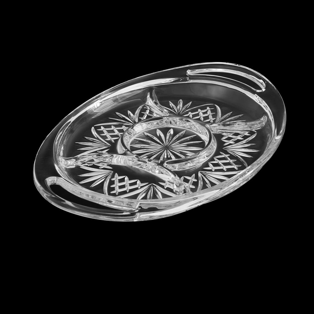 Dublin Crystal Serving Platter Godinger All Kitchen, Crystal, Cut Crystal, Dublin, Dublin Kitchen, Entertaining, Kitchen Tools, Platter, Serving, Serving Platter, Serving Platters