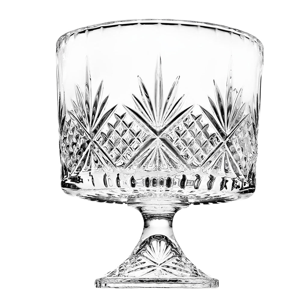 Dublin Crystal Trifle Bowl Godinger All Dining, All Kitchen, Clear, Cut Crystal, Dublin, Dublin Kitchen, Kitchen, Specialty Serving, Trifle Bowl