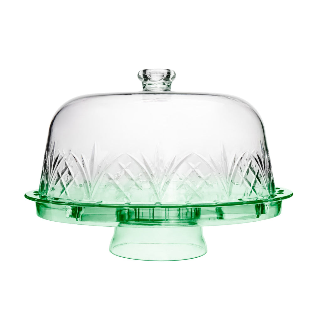 Dublin Green Acrylic 6 In 1 Cake Dome Godinger Acrylic, All Kitchen, Dublin, Dublin Acrylic, Dublin Acrylic 6 In 1 Cake Dome, Dublin Acrylic Cake Dome, Dublin Kitchen, Green, Kitchen, Outdoor, Outdoor Serving, Specialty, Specialty Serving