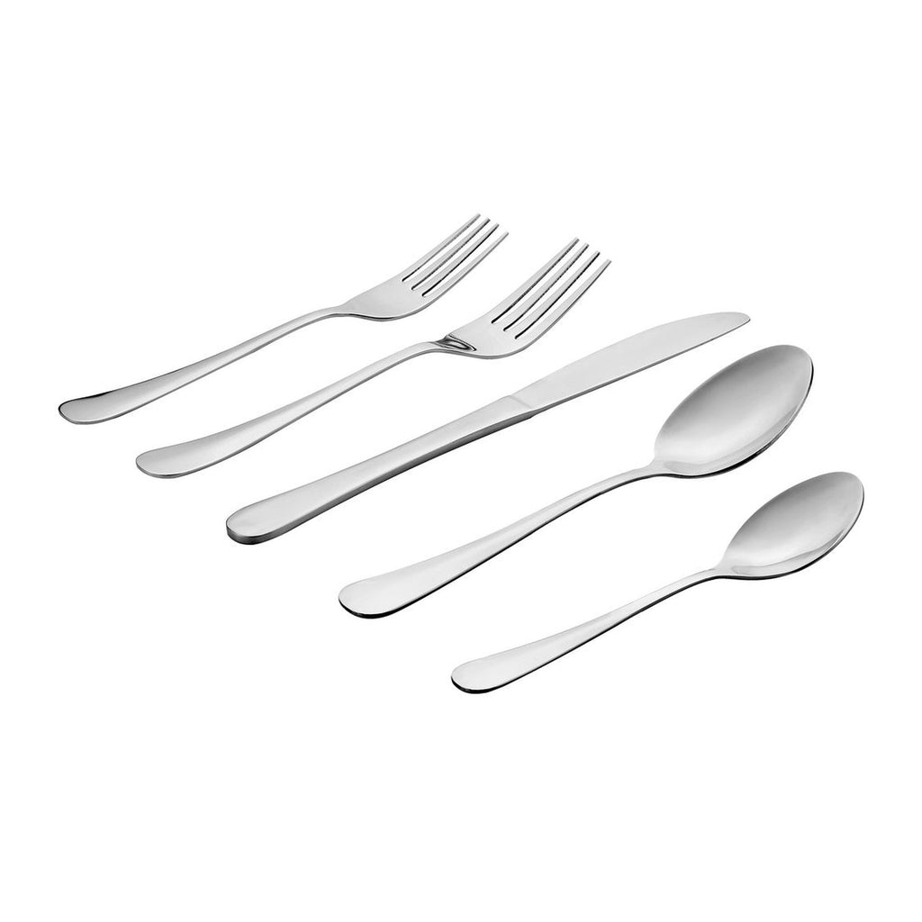 Echo Mirrored 18/0 Stainless Steel 20 Piece Flatware Set, Service For 4 Godinger 18/0 Stainless Steel, 18/0 Stainless Steel Flatware, 20 Piece Set, All Flatware & Serveware, Flateware Sets, Flatware Sets, Service For 4, Tableware