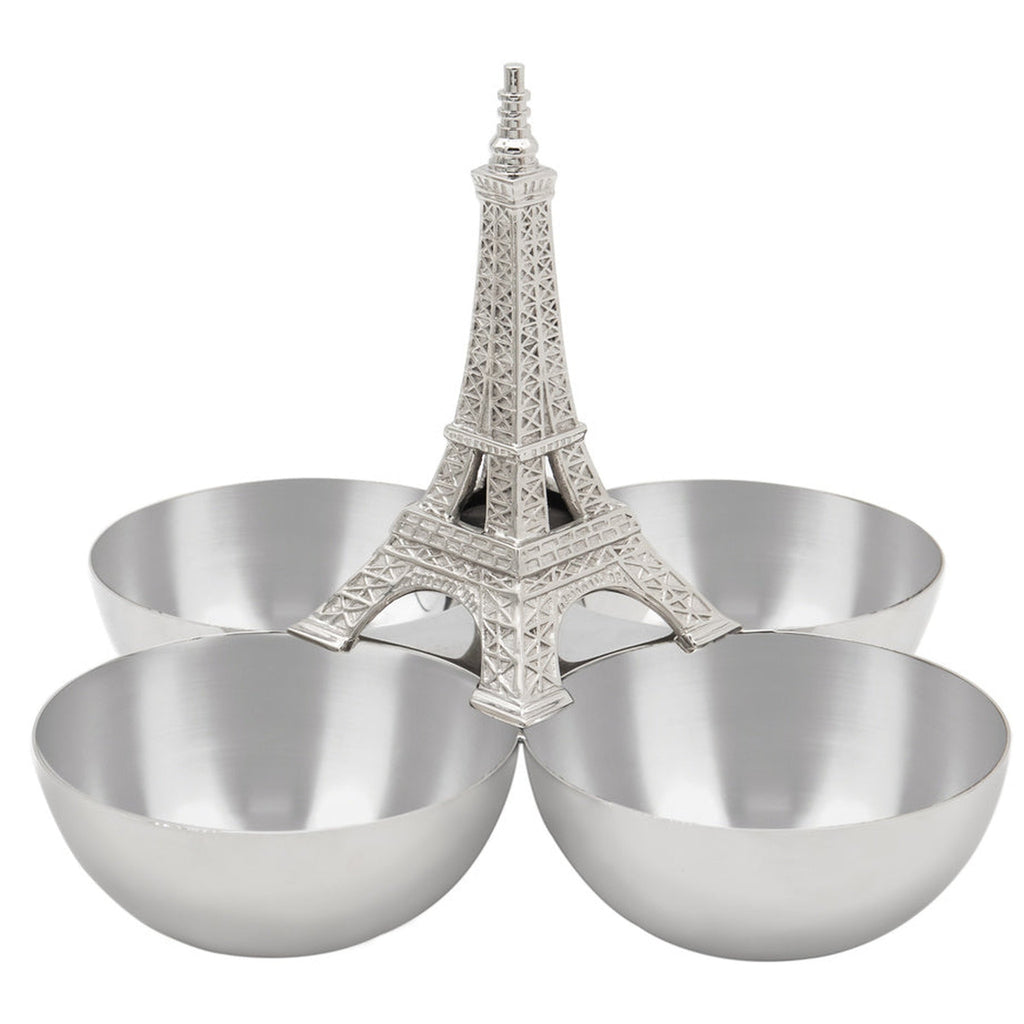 Eiffel Tower Appetizer Bowl Godinger All Kitchen, Eiffel, Eiffel Tower, Mayfair, Serveware, Serving, Serving Bowls, Stainless, Stainless Steel