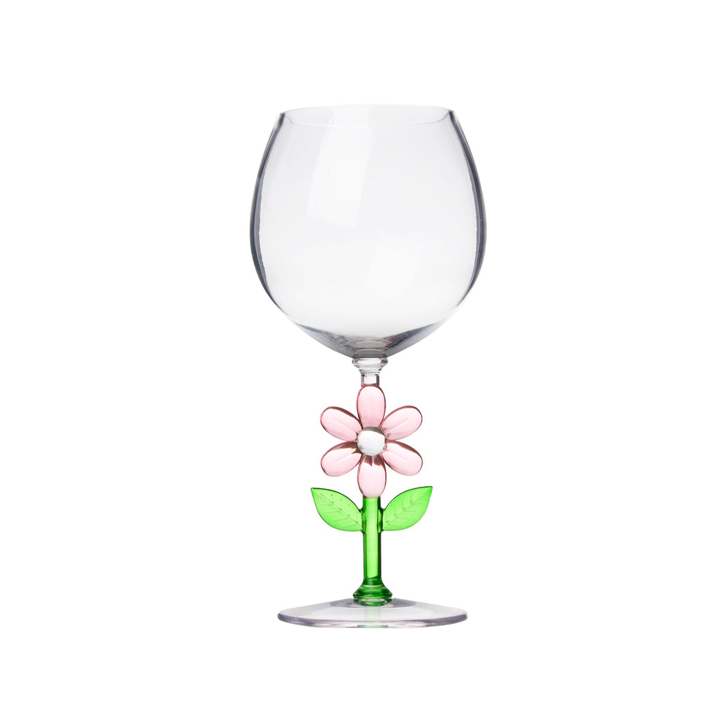 Acrylic Flower Wine Glass Godinger Acrylic, All Barware, All Glassware, All Glassware & Barware, Flower, Goblet