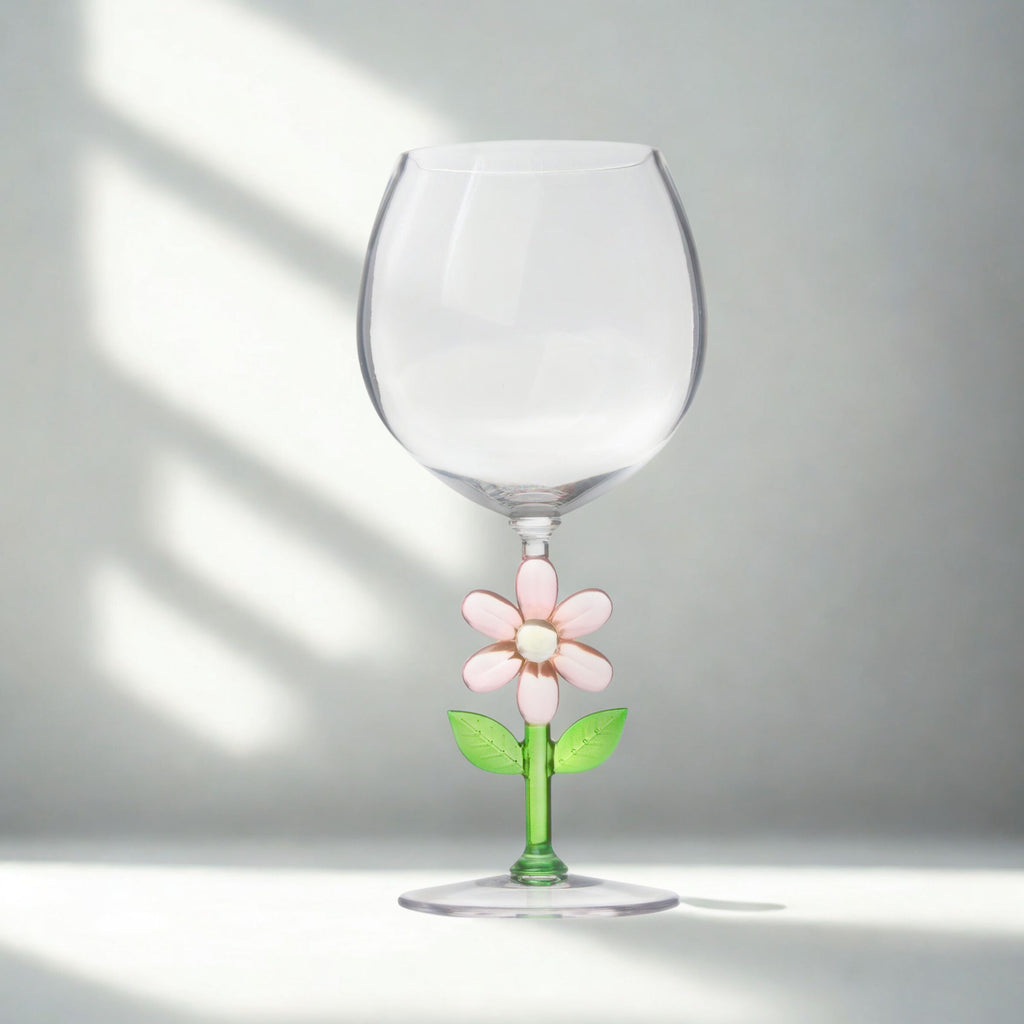 Acrylic Flower Wine Glass Godinger Acrylic, All Barware, All Glassware, All Glassware & Barware, Flower, Goblet