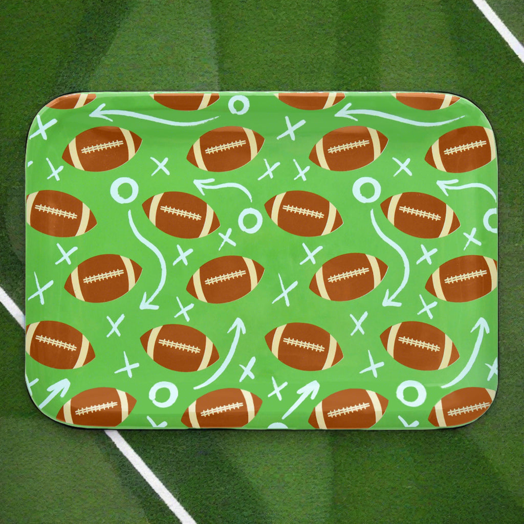 Godinger League Football Tray Godinger Football, Game Day, Godinger League, Porcelain, Serving, Sports, Tailgating, Tray