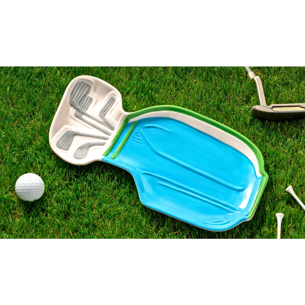 Godinger League Golf Bag Platter Godinger Game Day, Godinger League, Golf, Golf Bag, Porcelain, Serving, Sports, Tailgating