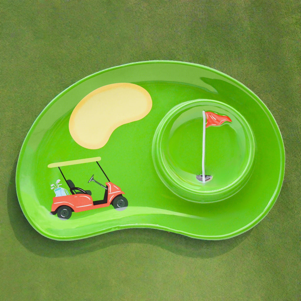 Godinger League Golf Chip & Dip Godinger Chip & Dip, Game Day, Godinger League, Golf, Porcelain, Serving, Sports, Tailgating