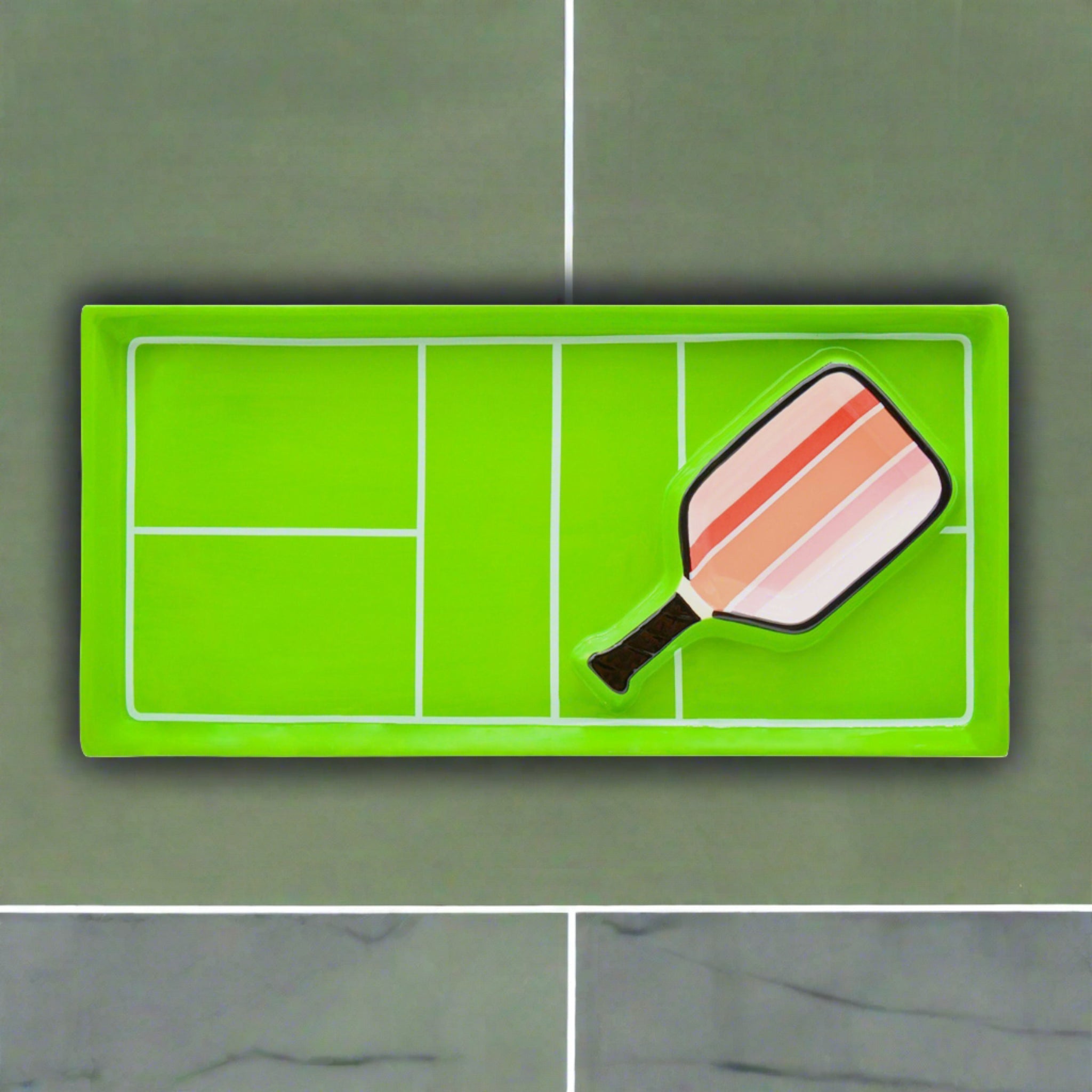 Godinger League Pickle Ball Court Chip & Dip
