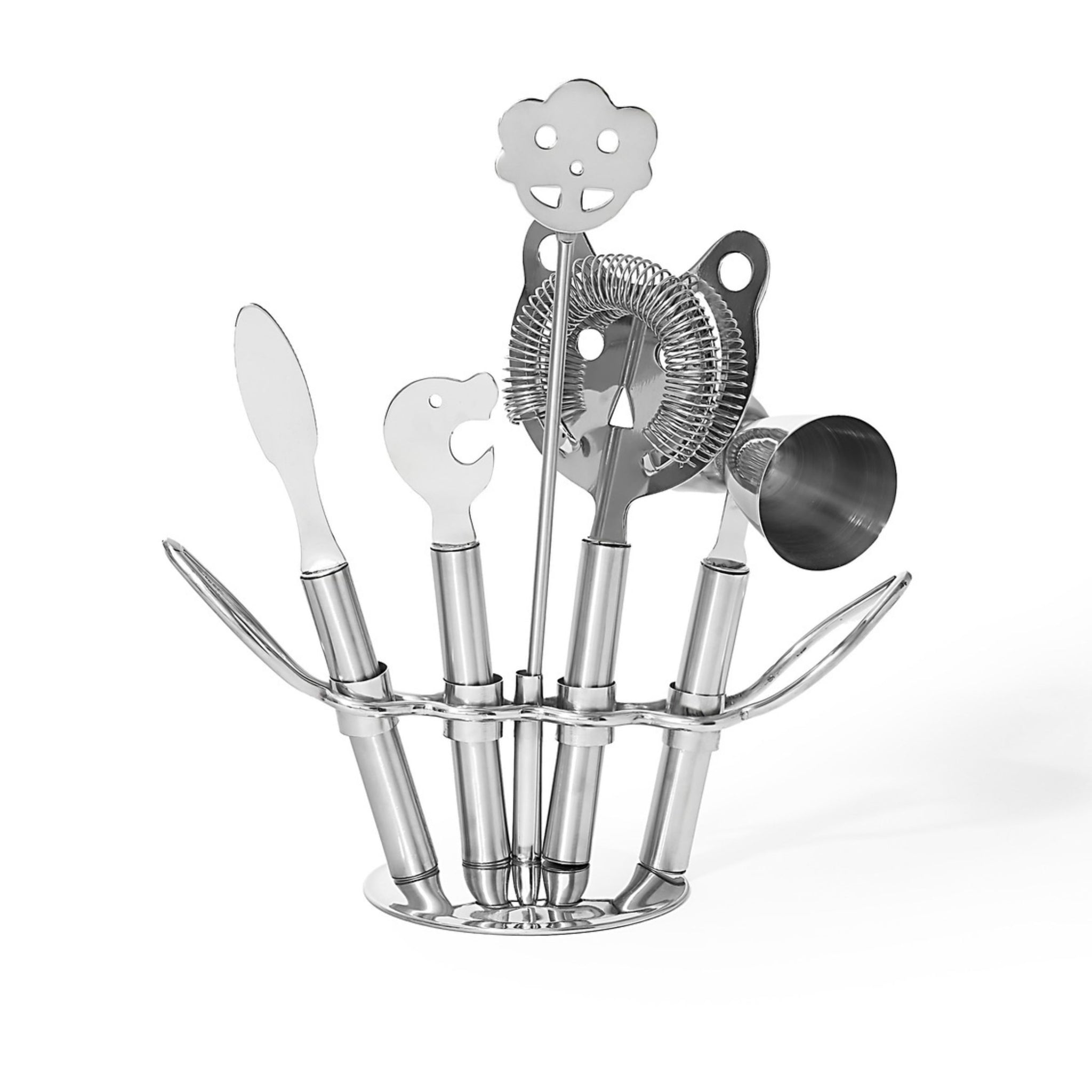 Hammered 9 Piece Bar Tool Set – Godinger