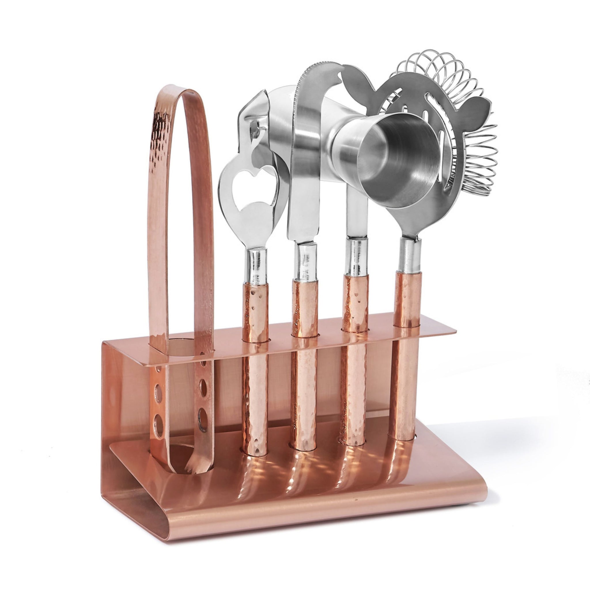 Hammered Copper 9 Piece Bar Tool Set – Godinger