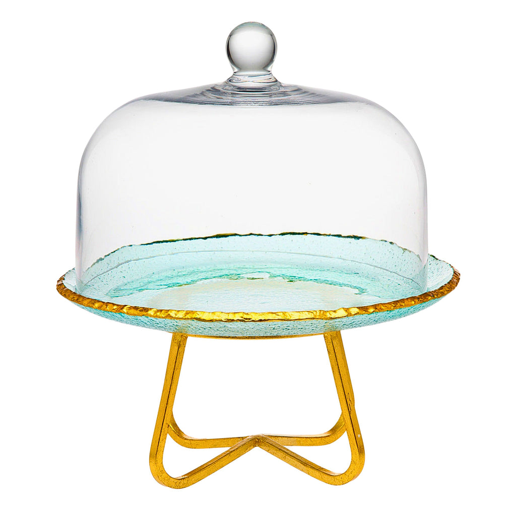 Harper Gold Edge Cake Dome Godinger All Kitchen, Cake, Cake Dome, Clear, Gold Edge, Kitchen, Stands