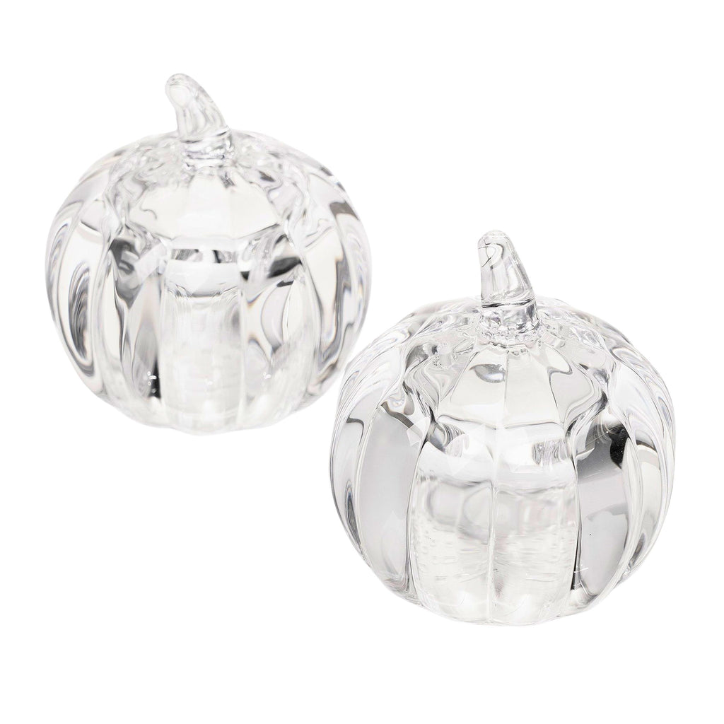 Harvest Pumpkin Salt & Pepper Shaker Set Godinger All Kitchen, Clear, Crystal, Fall, Harvest, Kitchen, Pumpkin, Salt & Pepper, Thanksgiving