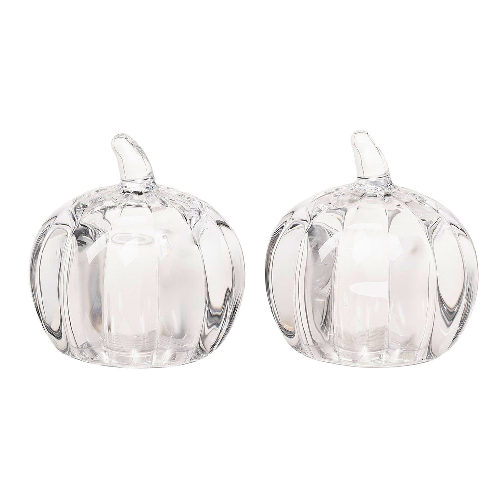 Harvest Pumpkin Salt & Pepper Shaker Set Godinger All Kitchen, Clear, Crystal, Fall, Harvest, Kitchen, Pumpkin, Salt & Pepper, Thanksgiving