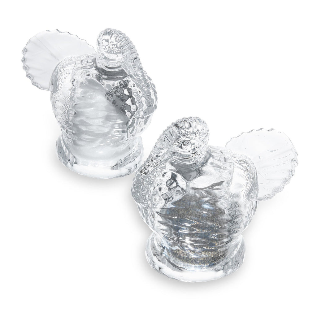 Harvest Turkey Salt & Pepper Shaker Set Godinger All Kitchen, Clear, Crystal, Fall, Harvest, Kitchen, Salt & Pepper, Thanksgiving, Turkey