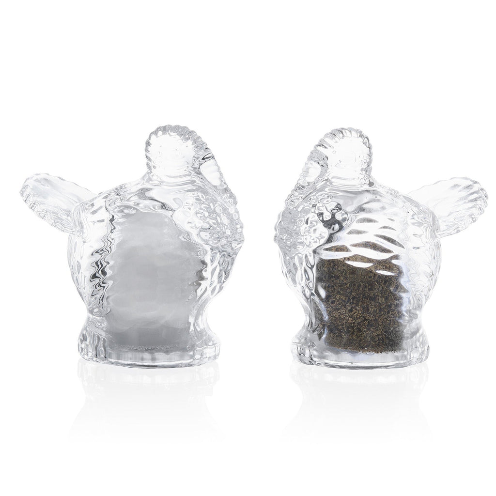 Harvest Turkey Salt & Pepper Shaker Set Godinger All Kitchen, Clear, Crystal, Fall, Harvest, Kitchen, Salt & Pepper, Thanksgiving, Turkey