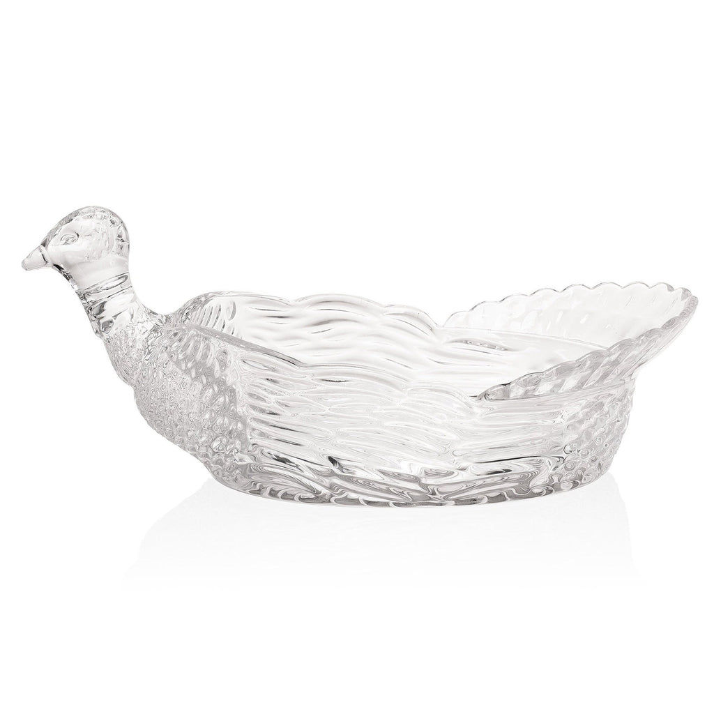 Harvest Turkey Serving Platter Godinger Clear, Crystal, Fall, Harvest, Serving, Serving Bowl, Thanksgiving, Turkey